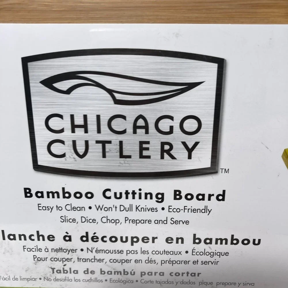 Bamboo Wood Cutting Board Large 12